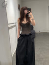 BASERANGE MUSIAL jumpsuit ONMU-LA-SP25 black